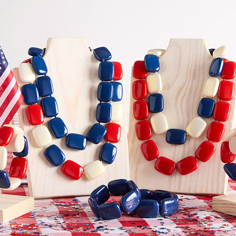 Patriotic Chicklet Collection - Hot Girls Pearls