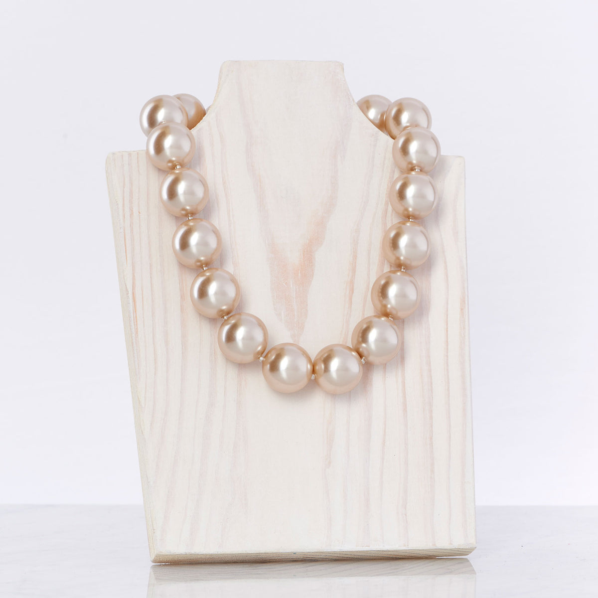 Champagne Pearl Collar Necklace – Jacqueline Rose